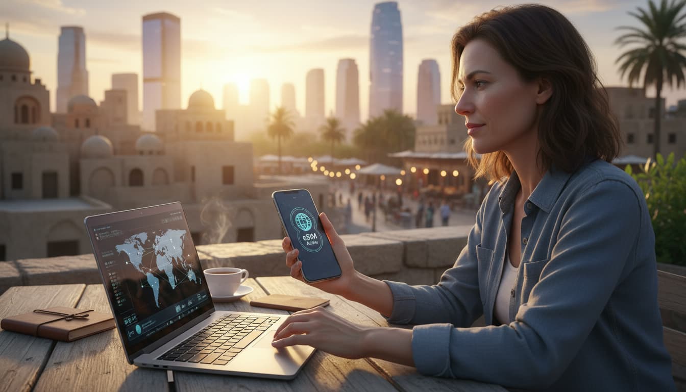 Comment l’eSIM facilite la connectivité des professionnels nomades en 2026