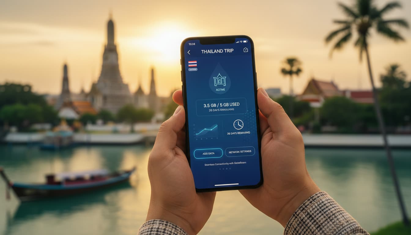 Comment acheter et utiliser une eSIM pour un voyage en Thaïlande en 2026